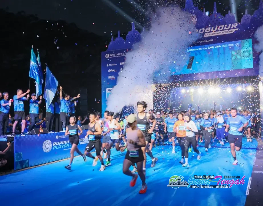 Borobudur Playon 2026, Lari Sambil Berbagi Rp 600 Juta Disumbangkan ke 10 Desa