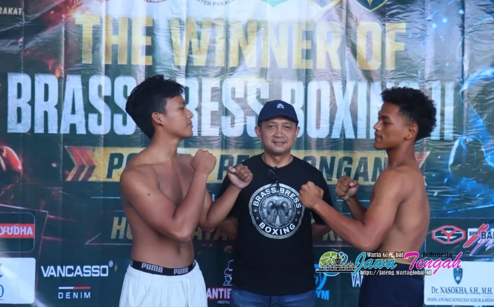 Panitia Face Off Brass Bress Boxing Gelar Sesi Tatap Muka Peserta Tinju di Kajen Pekalongan