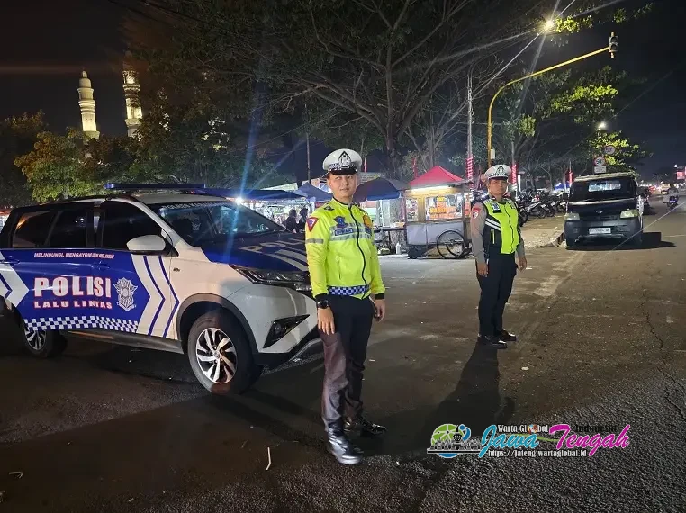 Satlantas Polres Karanganyar Bersama Personel Gabungan Giat Patroli Malam, Antisipasi Kriminalitas dan Balap Liar