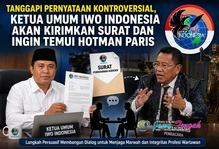 Tanggapi Pernyataan Kontroversial, Ketua Umum IWO Indonesia Akan Kirim Surat dan Siap Temui Hotman Paris
