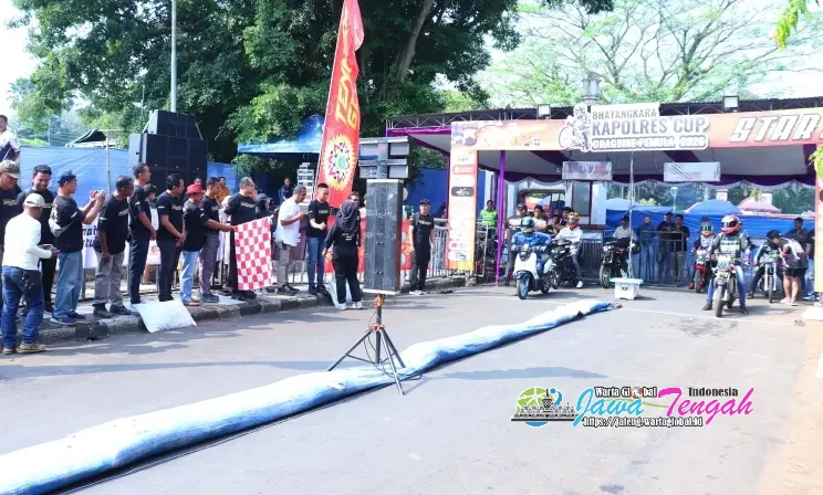 600 Pembalap Ramaikan Drag Bike Kapolres Cup Pekalongan, Kapolres: Tak Ada Lagi Balap Liar di Jalan