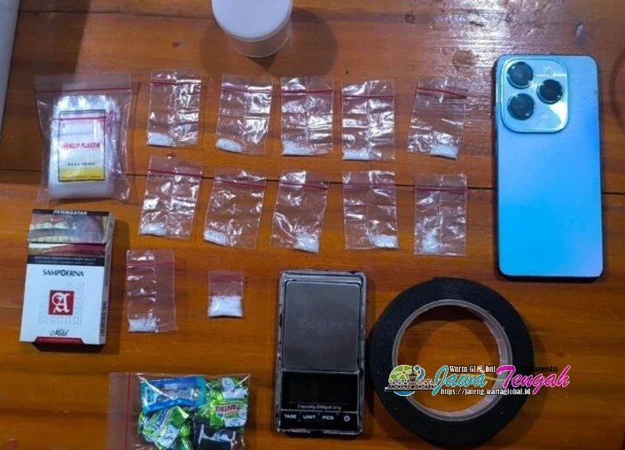 Polda Jateng Tangkap Pengedar Narkotika, Sita 12 Paket Sabu
